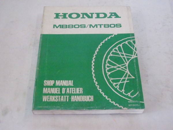 Picture of Werkstatt-Handbuch Honda MB 80S /MT 80S/ gebraucht /Stand 1980