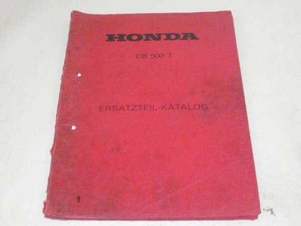 Picture of Ersatzteile-Katalog Honda CB 500 T/ gebraucht /___________________________