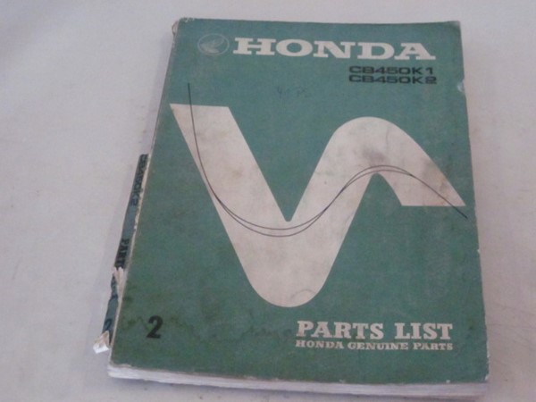 Bild von Parts List Honda CB 450 K1 , K2/ gebraucht /Stand 1967