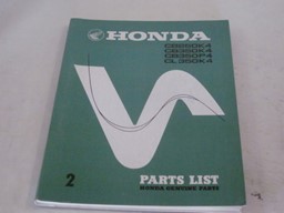 Picture of Parts List Honda CB 250K4 , 350 K4 , 350 P4 , CL350 K4/ gebraucht /Stand 1972