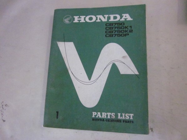 Picture of Parts List Honda CB750 K1 , K2 , P/ gebraucht /Stand 1971