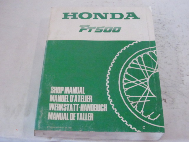 Picture of Werkstatthandbuch Shop Manual Honda FT 500  66MC800