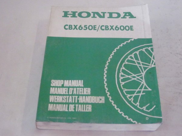 Picture of Werkstatt-Handbuch Honda CBX 650E /CBX 600E/ gebraucht /Stand 1983