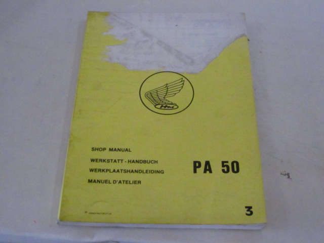 Bild von Werkstatt-Handbuch Honda PA 50/ gebraucht /Stand 1980