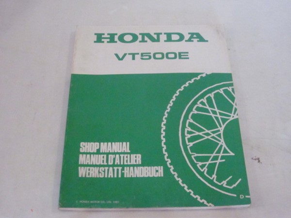 Picture of Werkstatt-Handbuch Honda VT 500E/ gebraucht /Stand 1983