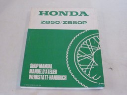 Picture of Werkstatthandbuch Shop Manual ZB 50 / ZB 50P  67GS900