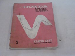Picture of Parts List Honda CB 100K2 , CL 100K2, CL 100SK2/ gebraucht /Stand 1972