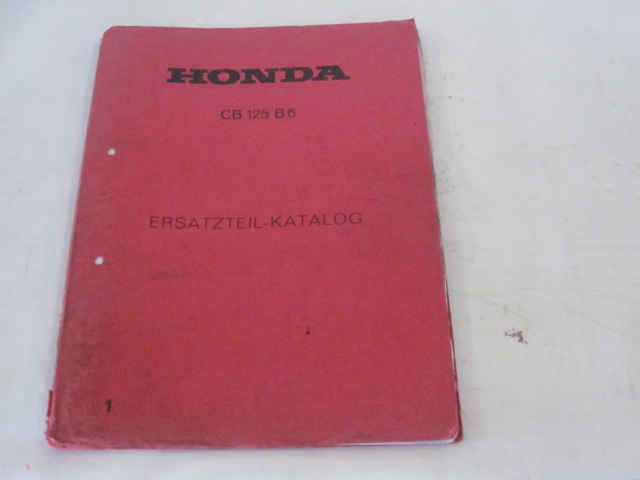 Picture of Ersatzteile-Katalog Honda CB 125 B6/ gebraucht /___________________________