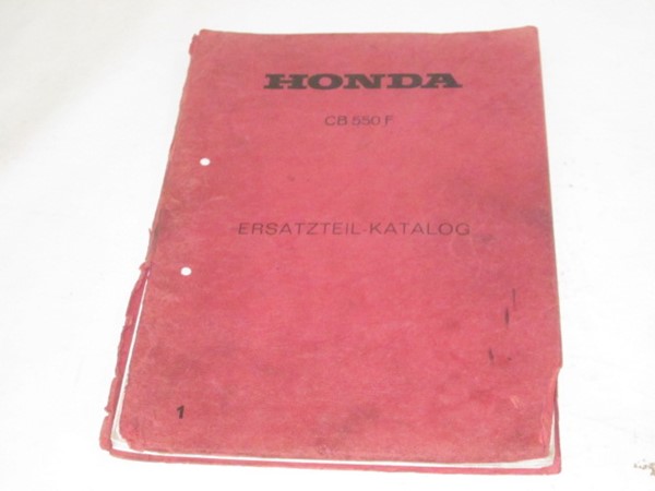 Picture of Ersatzteile-Katalog Honda CB 550 F / gebraucht /___________________________