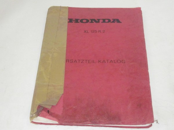 Picture of Ersatzteile-Katalog Honda XL 125 K 2/ gebraucht /___________________________