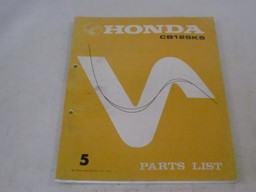 Picture of Parts List Honda CB 125 K5/ gebraucht /Stand 1974