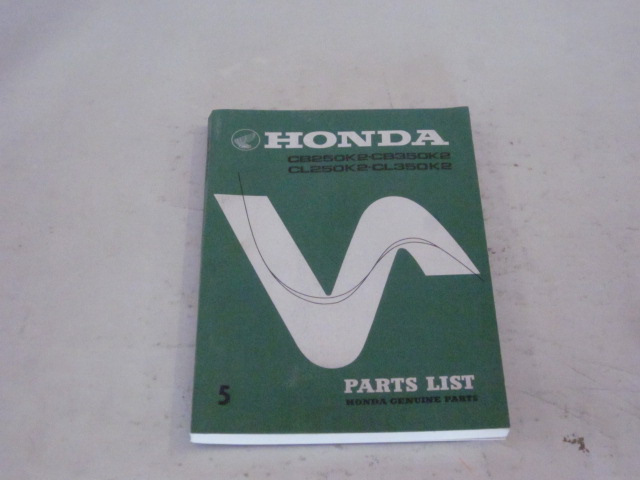 Picture of Parts List CB 250K2 , CB350K2/ gebraucht /Stand1972