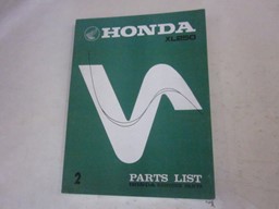 Picture of Parts List Honda XL 250/ gebraucht /Stand 1973