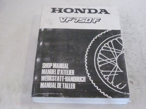Picture of Wekstatt-Handbuch Honda VF 750F/ gebraucht /Kopie Stand 1983
