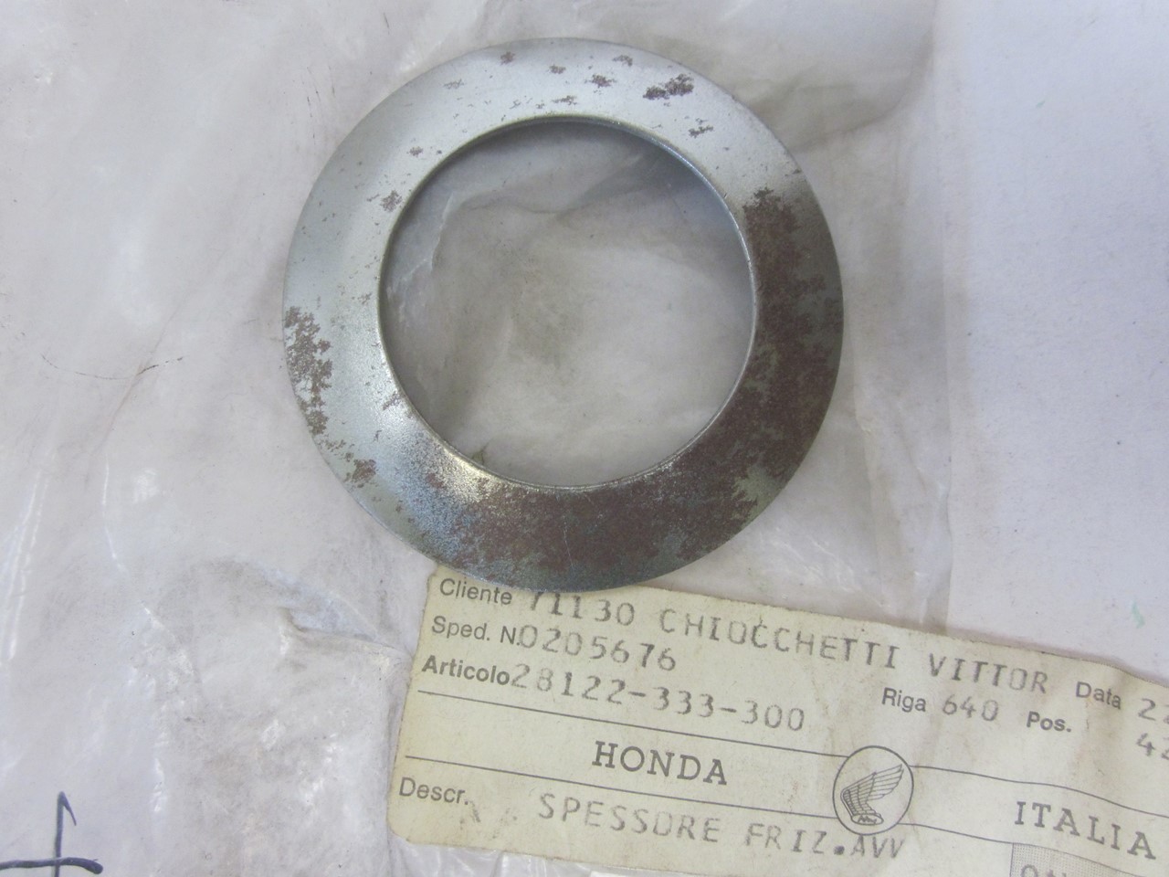 Picture of PLATTE,KUPPLUNG,ANLA   28122-333-300   CB 350 Four