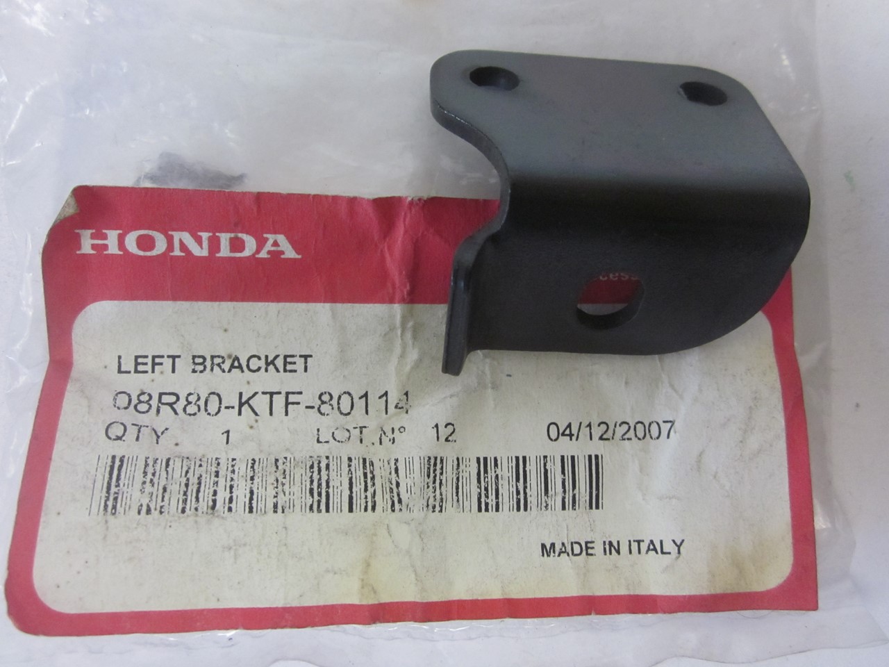 Bild von LEFT BRACKET   08R80-KTF-80114   PES 125