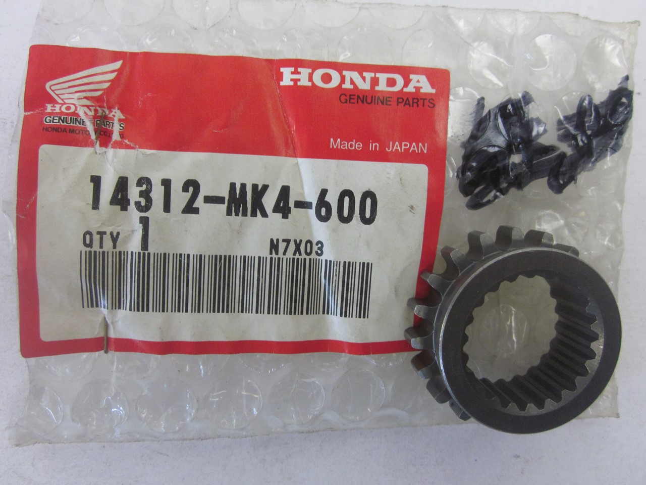 Picture of STEUERKETTENRAD   14312-MK4-600   XBR 500