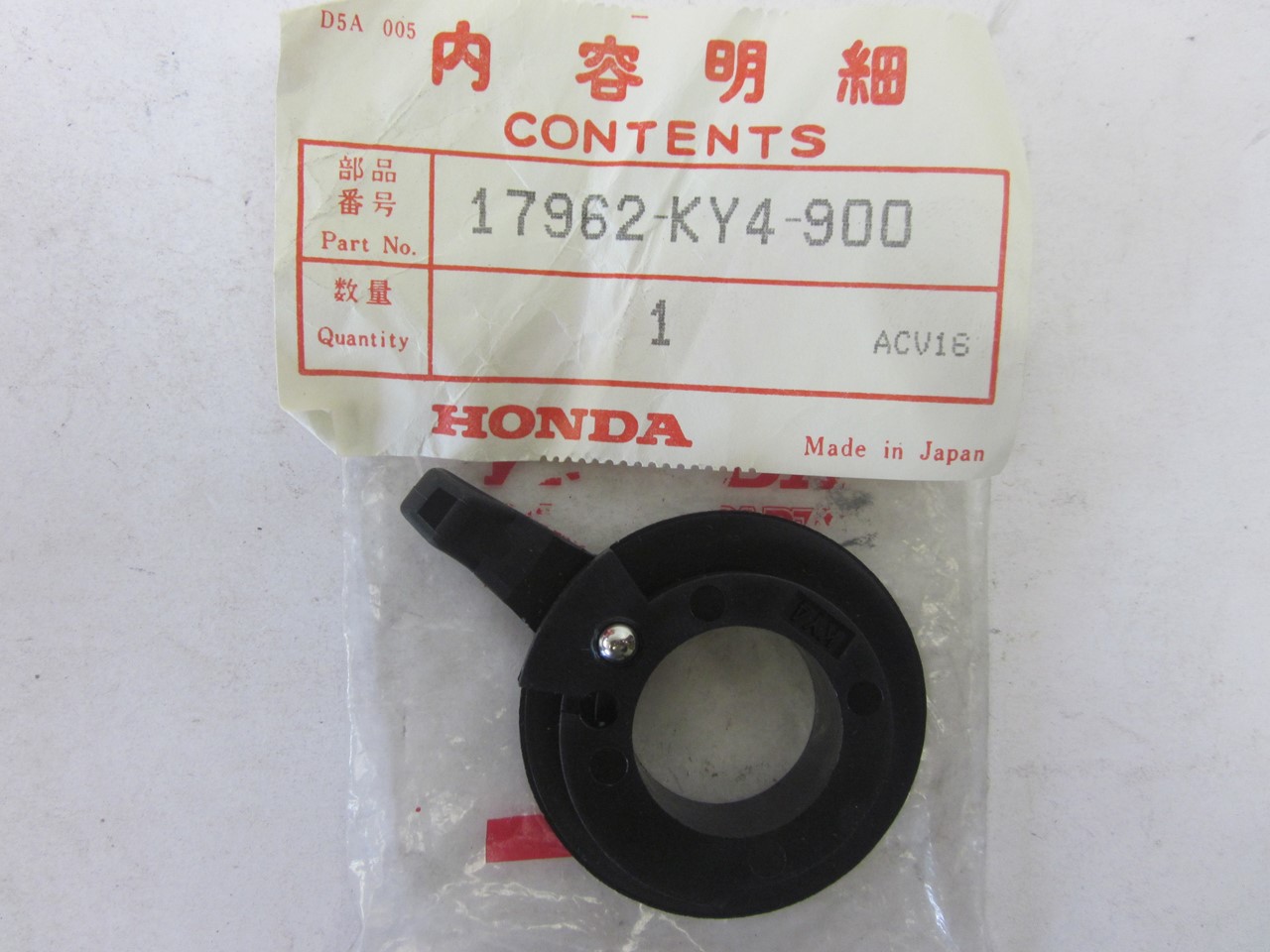 Picture of CHOKEHEBEL   17962-KY4-900   NSR 125 RK