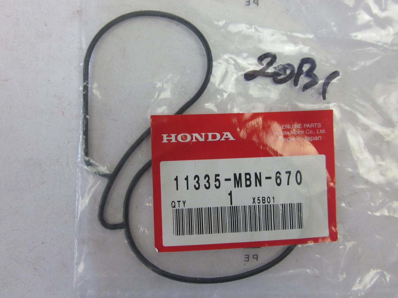 Picture of GASKET,OIL FILTER   11335-MBN-670   XR 650 RX