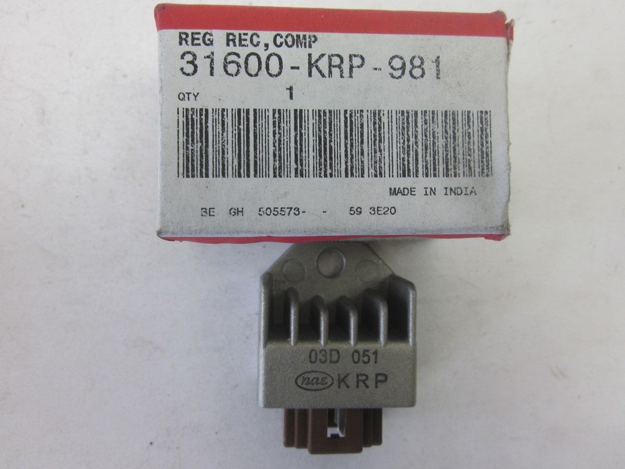 Picture of REG REC,COMP   31600-KRP-981   SH 125