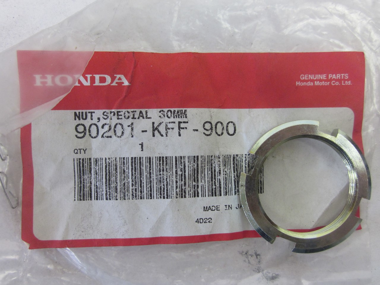 Bild von NUT,SPECIAL 30MM  90201-KFF-900