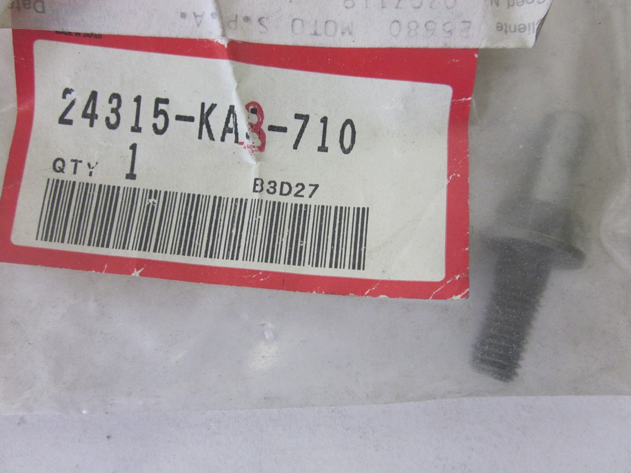 Picture of STIFT  24315-KA3-710  CR 125 RB