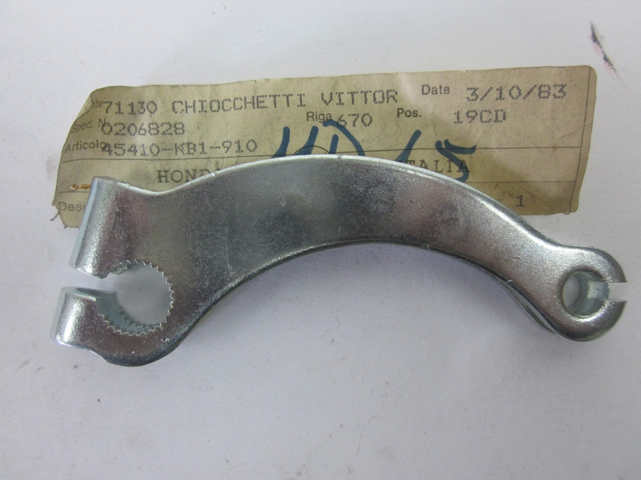 Picture of ARM,FR,BRAKE  45410-KB1-910  XL 125 SB