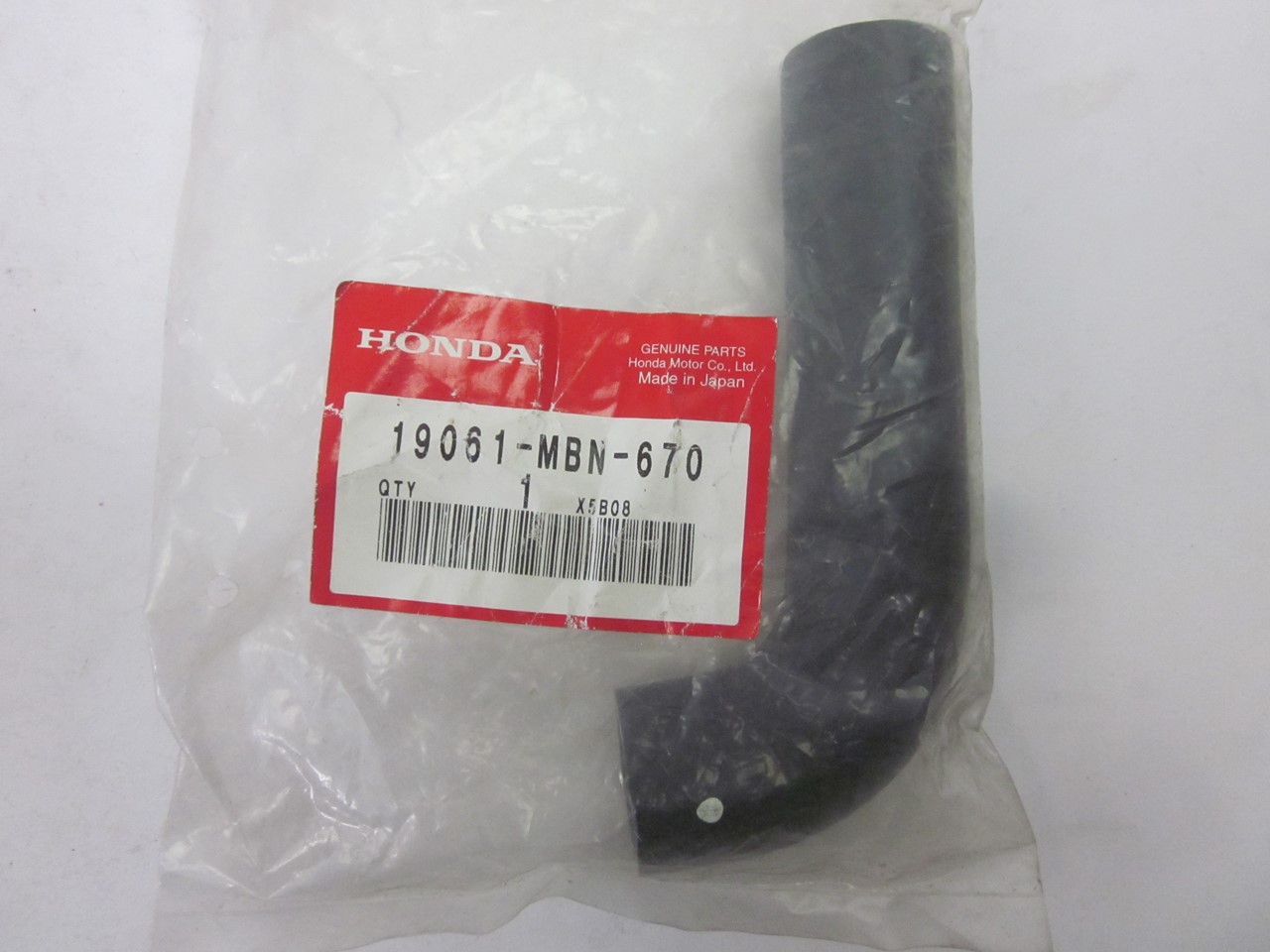 Bild von HOSE ,THERMOSTAT  19061-MBN-670  XR 650 RX