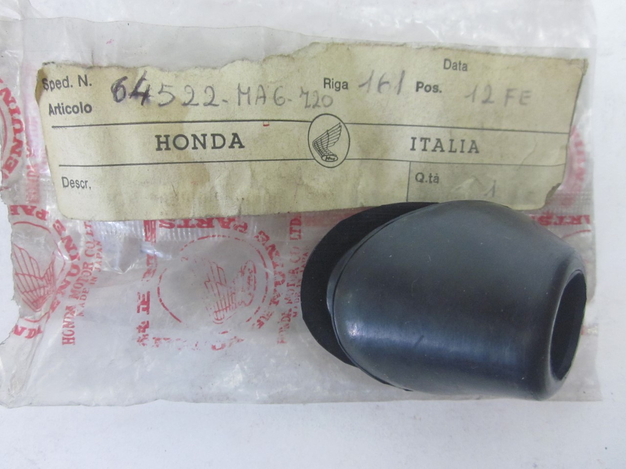 Bild von GUMMITÜLLE  64522-MA6-720  CBX 400 FC
