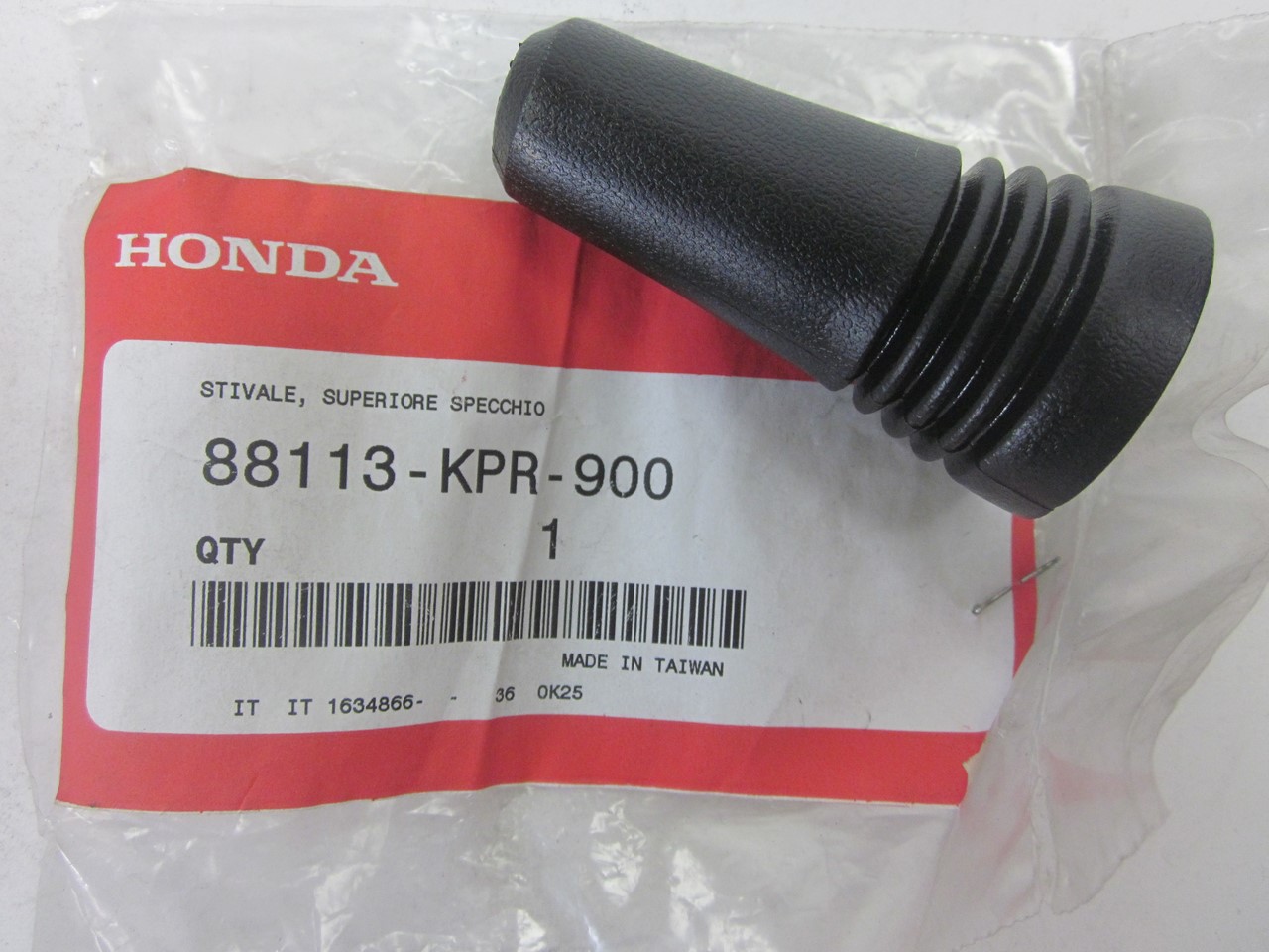 Picture of BOOT,MIRROR UPPER  88113-KPR-900  SH 125