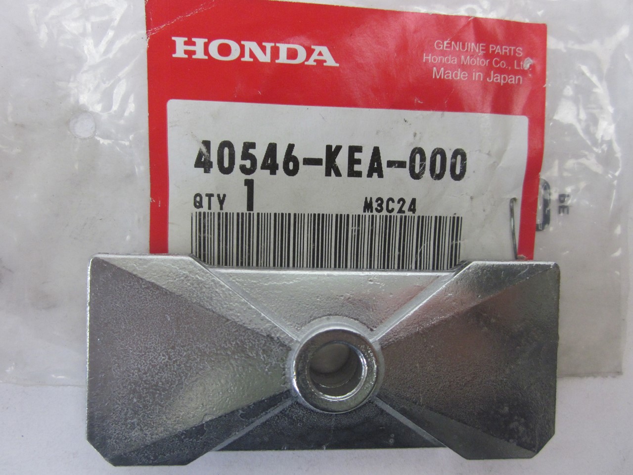 Picture of PLATTE, KETTENEINSTELLER  40546-KEA-000  CB 250 ET