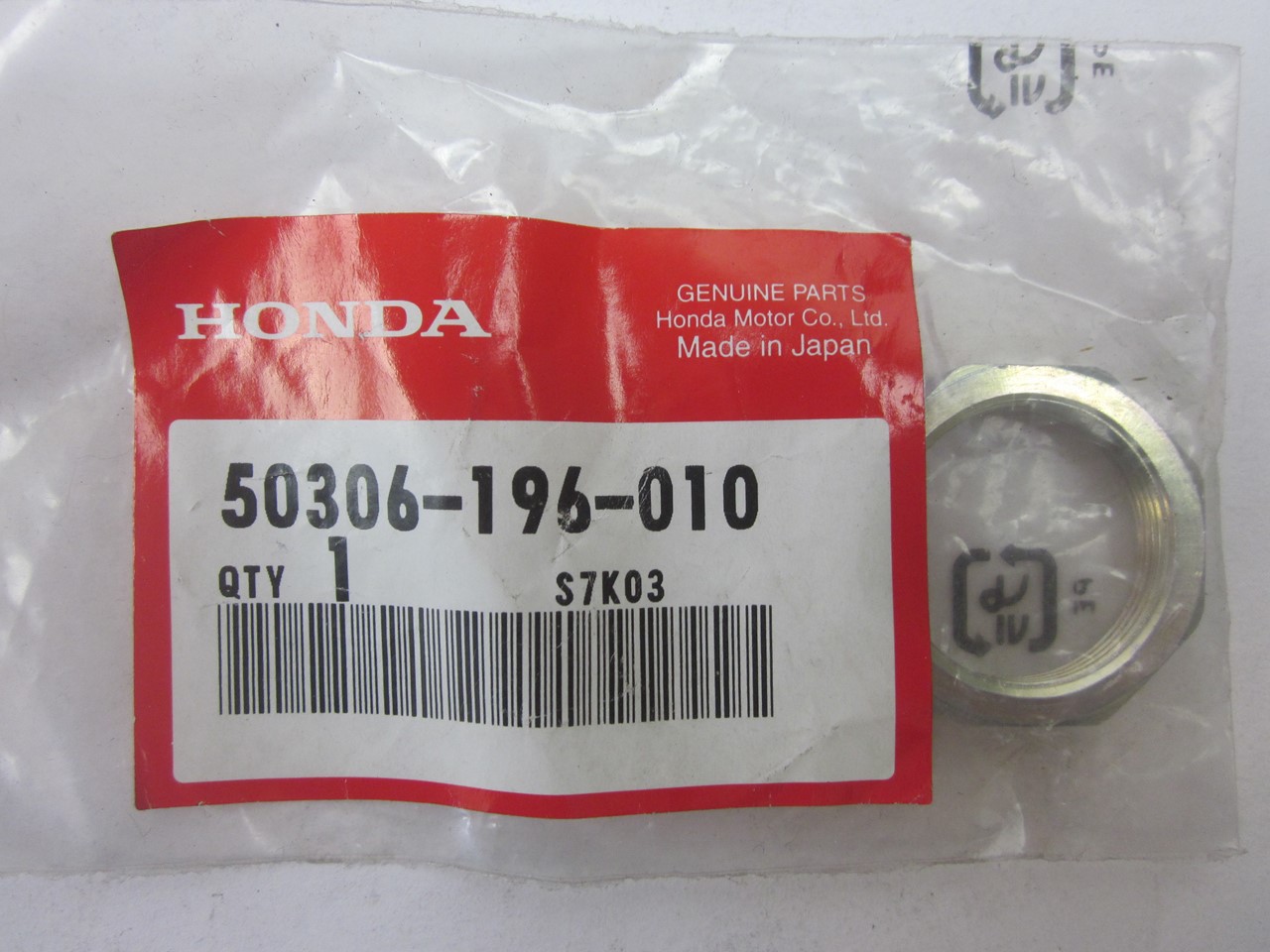 Bild von NUT,STRG,STEM LOK   50306-196-010   CH 125 Spacy