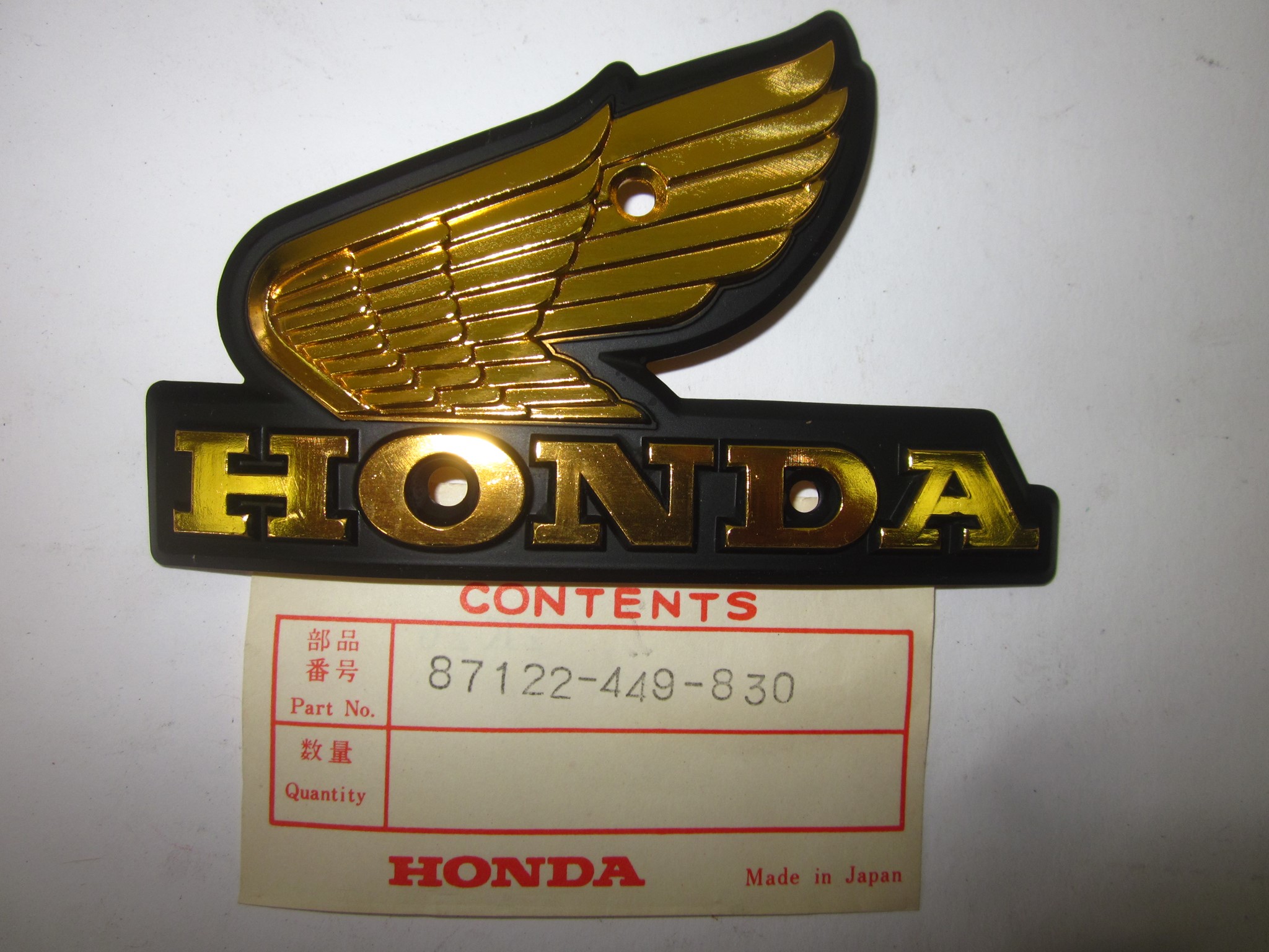 Picture of EMBLEM   87122-449-830   CX 500 C