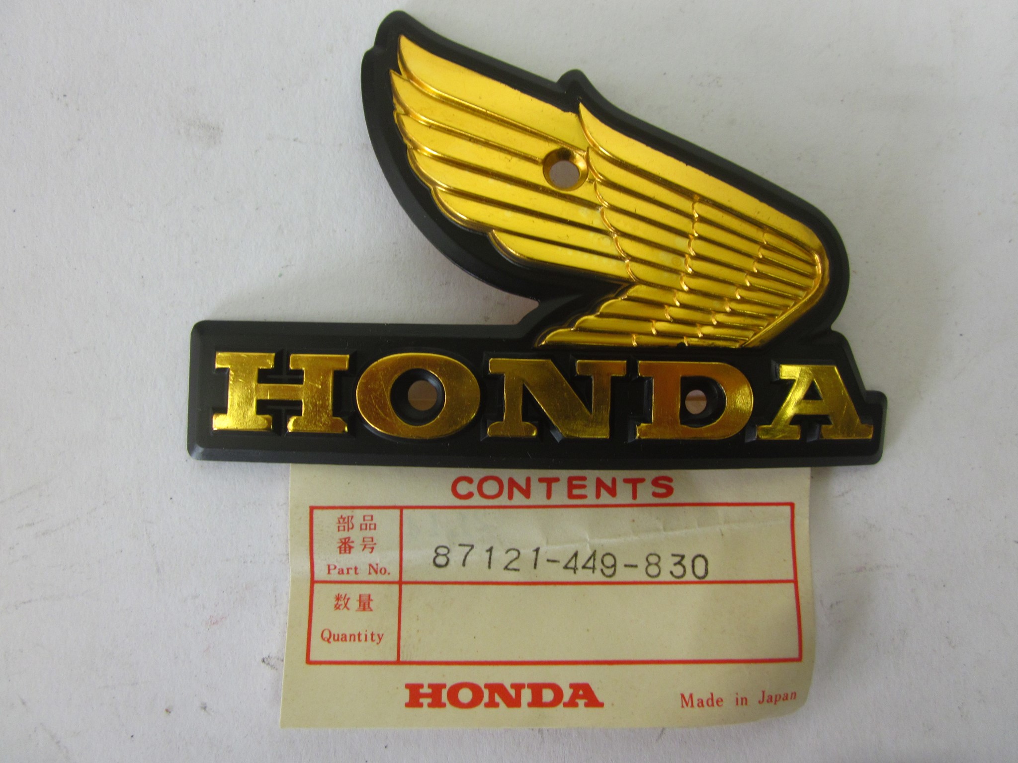 Picture of EMBLEM   87121-449-830   CX 500 C