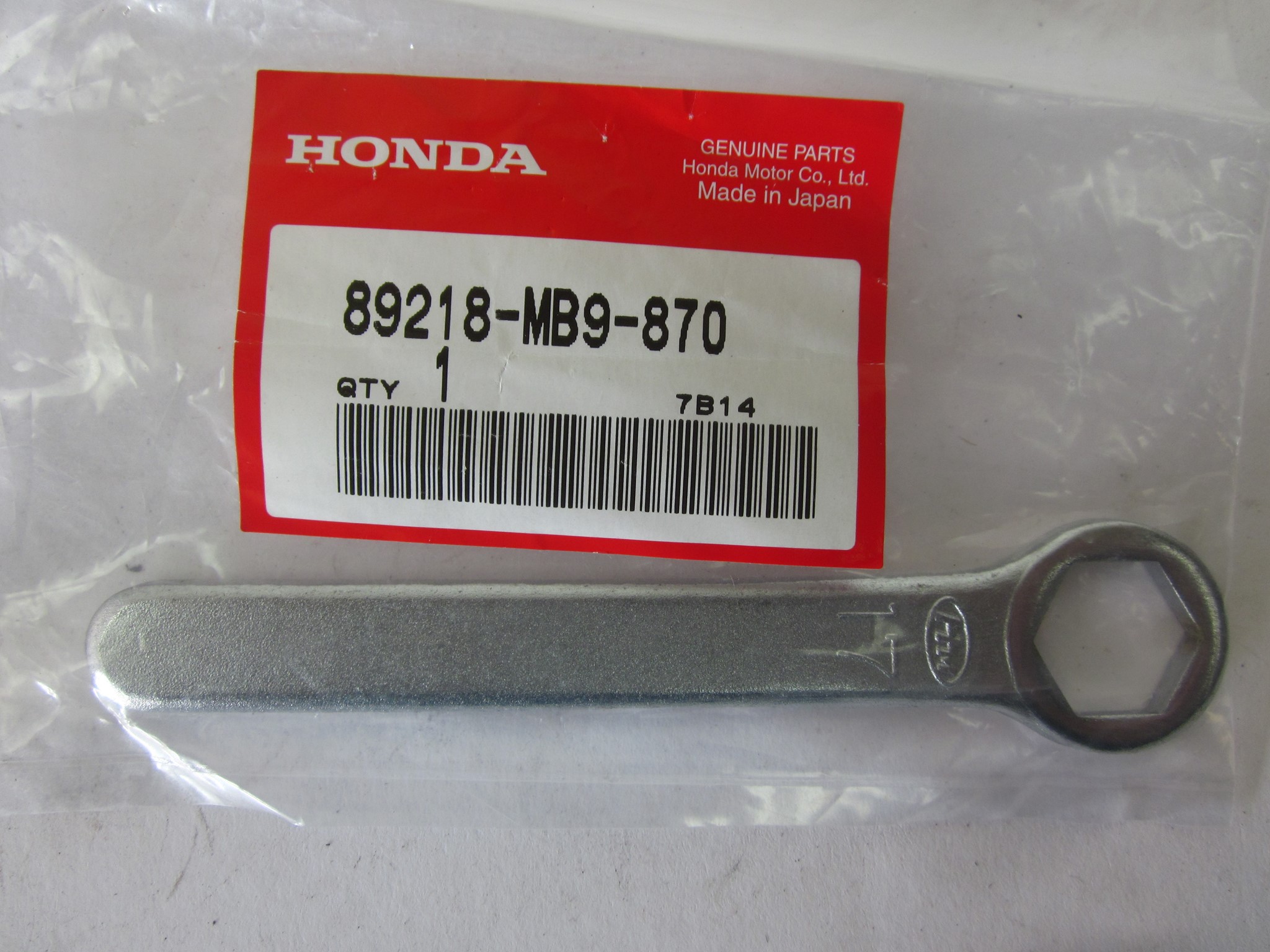 Bild von SCHRAUBENSCHLUESSEL   89218-MB9-870   GL 1100 C