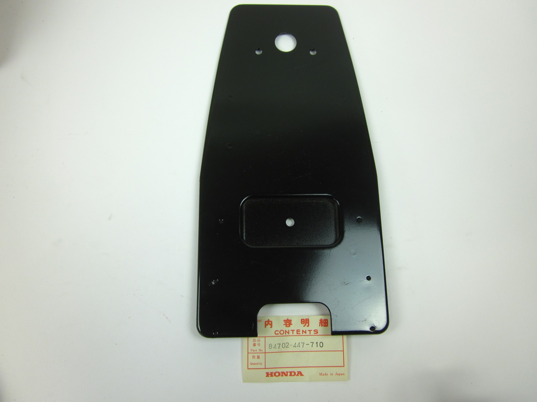 Picture of KENNZEICHENPLATTE  84702-447-710  CM 400 TZ  / TA