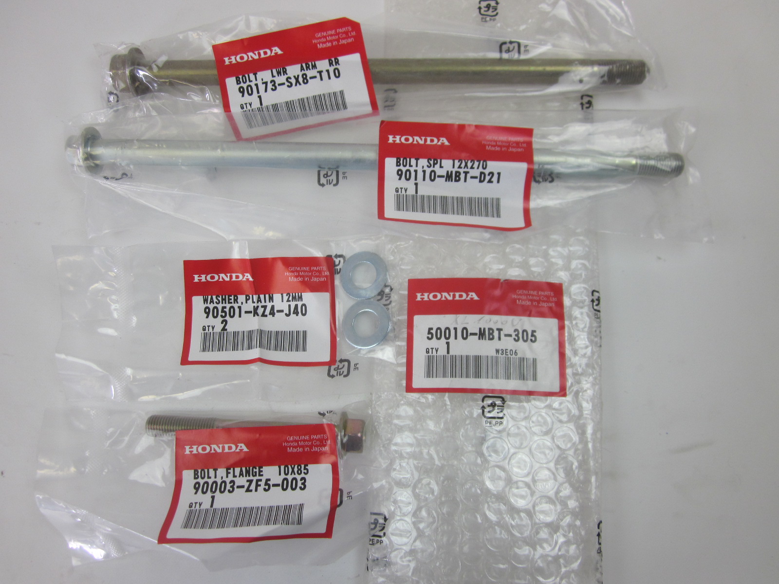 Picture of FRAME BOLT SET 50010-MBT-305 ;