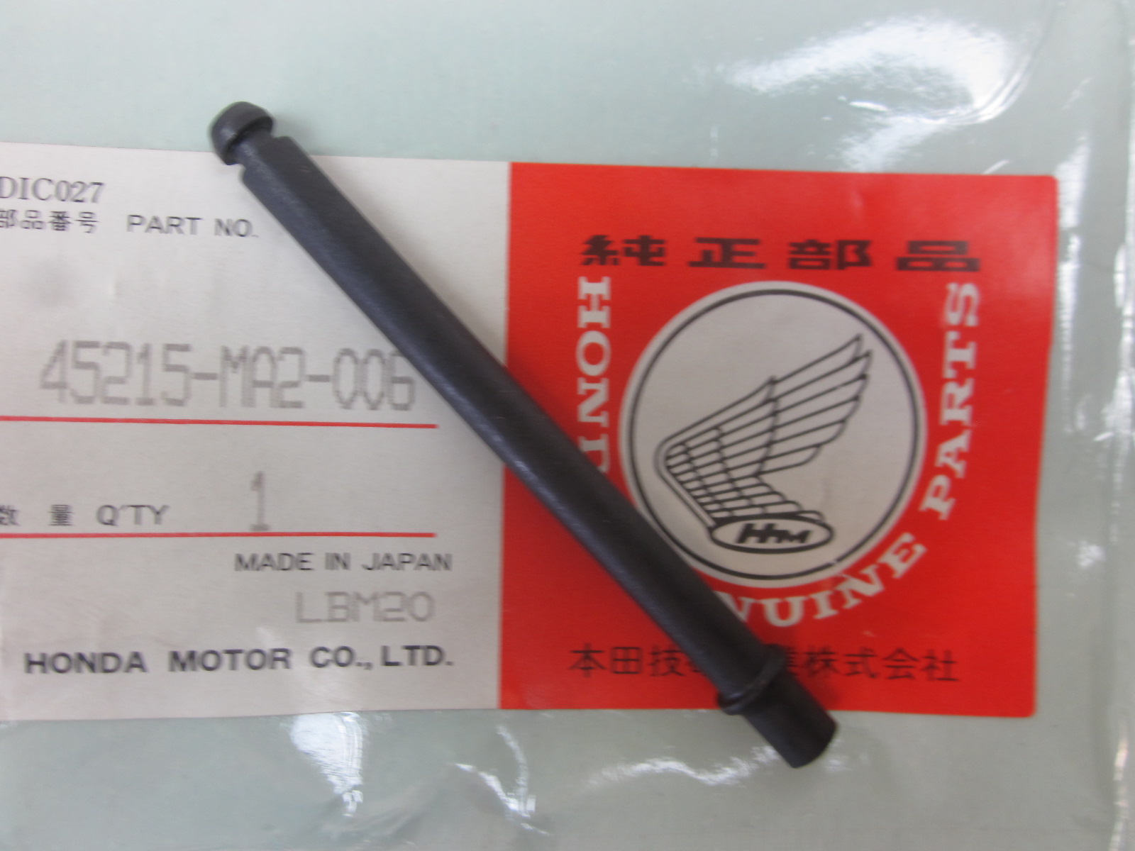Picture of STIFT,AUFHAENGER 45215-MA2-006 ; CBX 1000 B