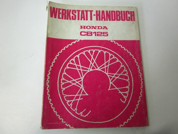 Picture of Werkstatthandbuch CB 125  6435101