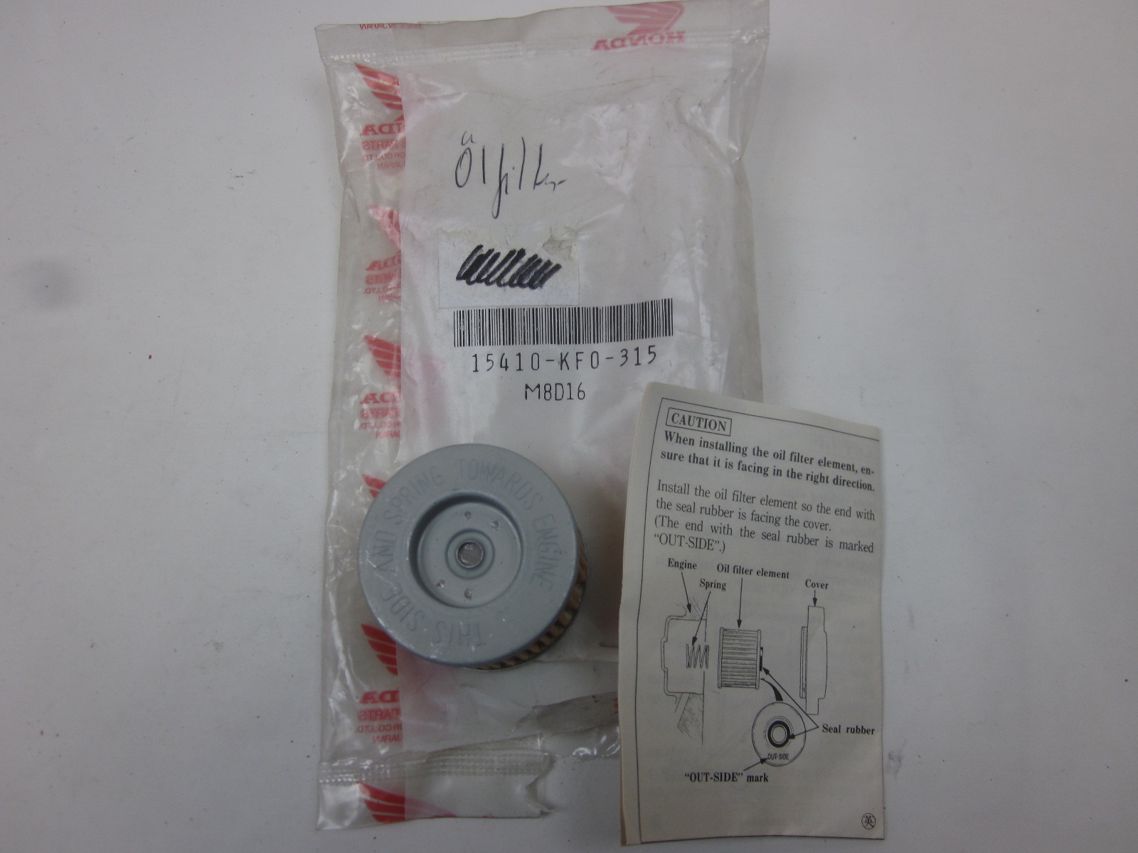 Picture of ELEMENT,OIL FILTE  15410-KF0-315  XRX 350 F