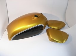 Picture of Tank und Seitendeckel CB 500 Four candy gold custom