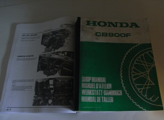 Picture of Werkstatthandbuch Kopie CB 900 F