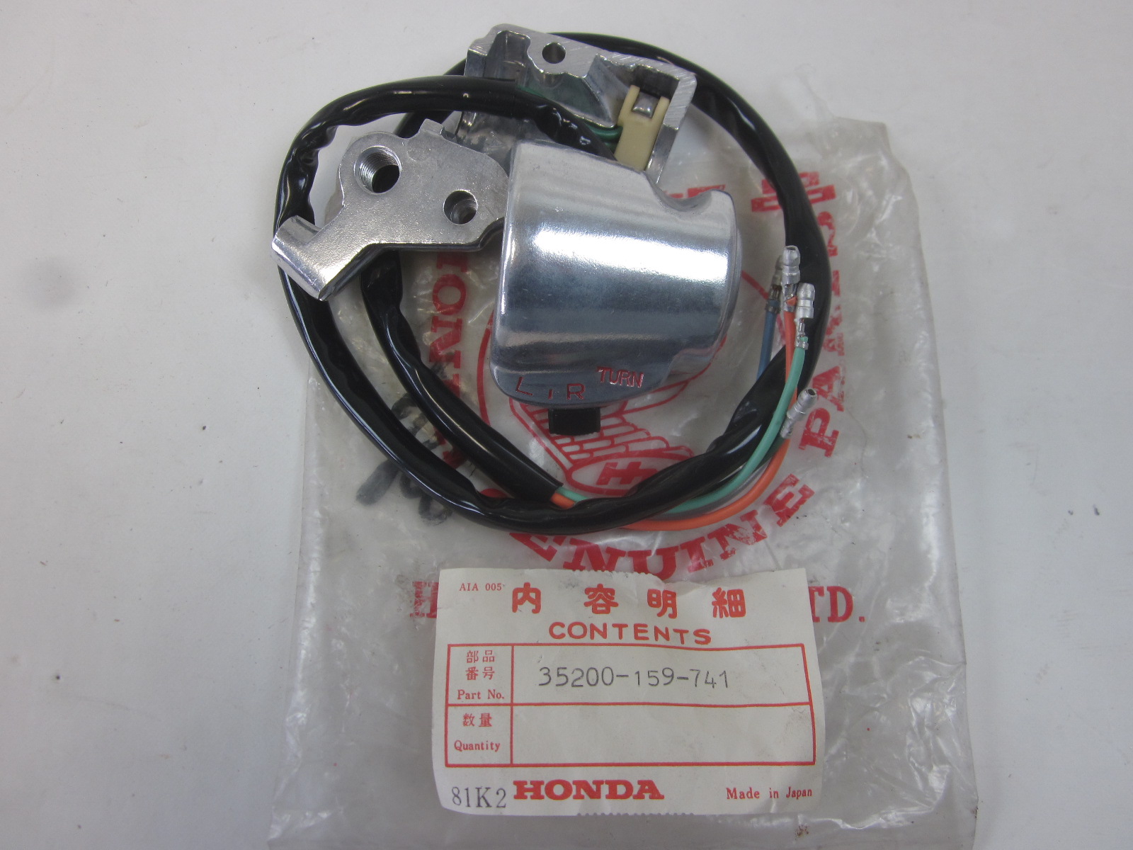 Picture of Honda CY50J SCHALTEREINHEIT 35200-159-741 /