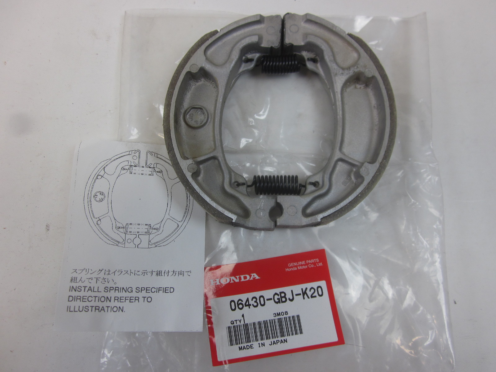 Picture of SHOE SET,BRAKE  06430-GBJ-K20  SH150I