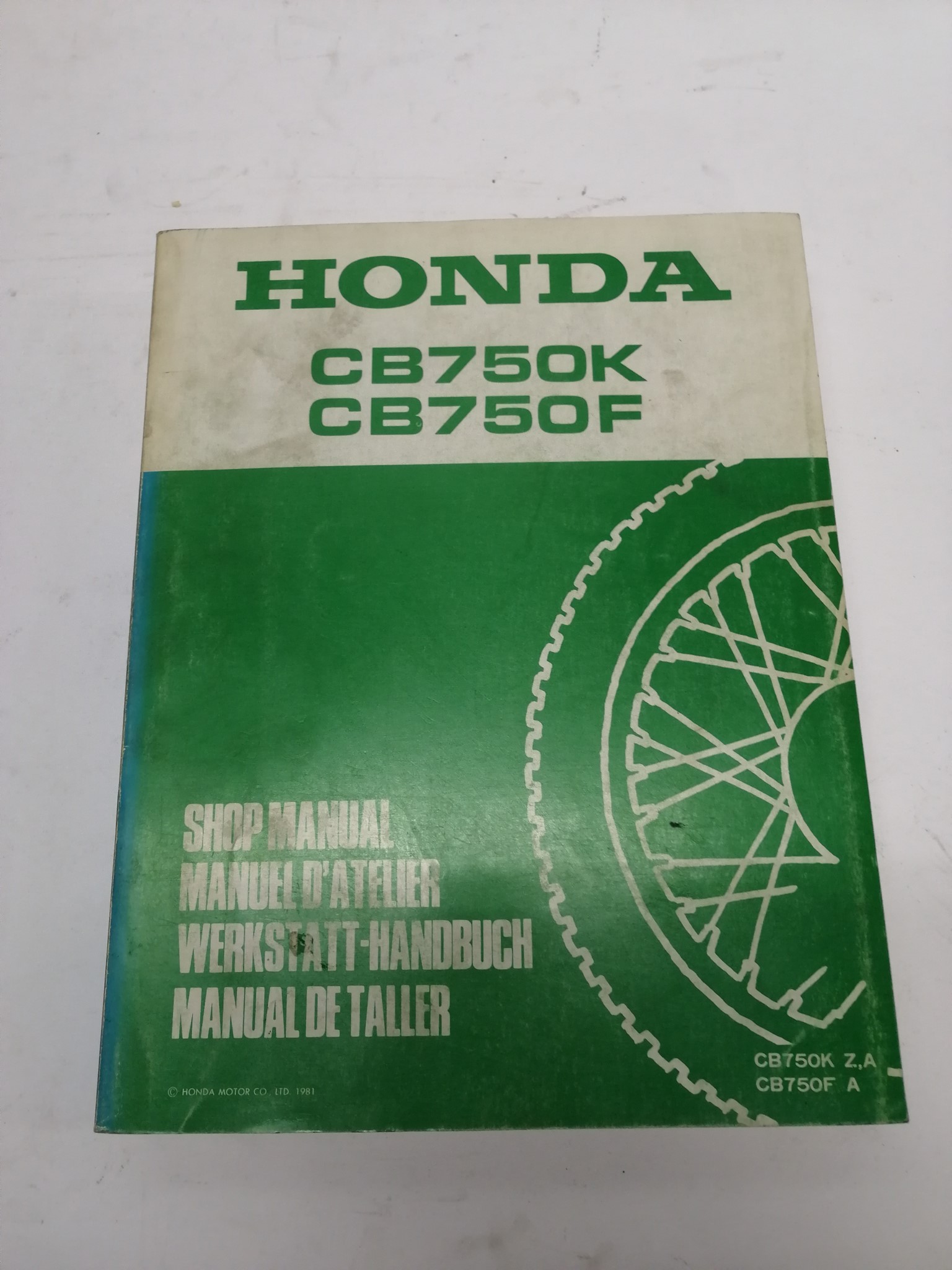 Picture of Werkstatthandbuch  CB750K CB750F  6642501
