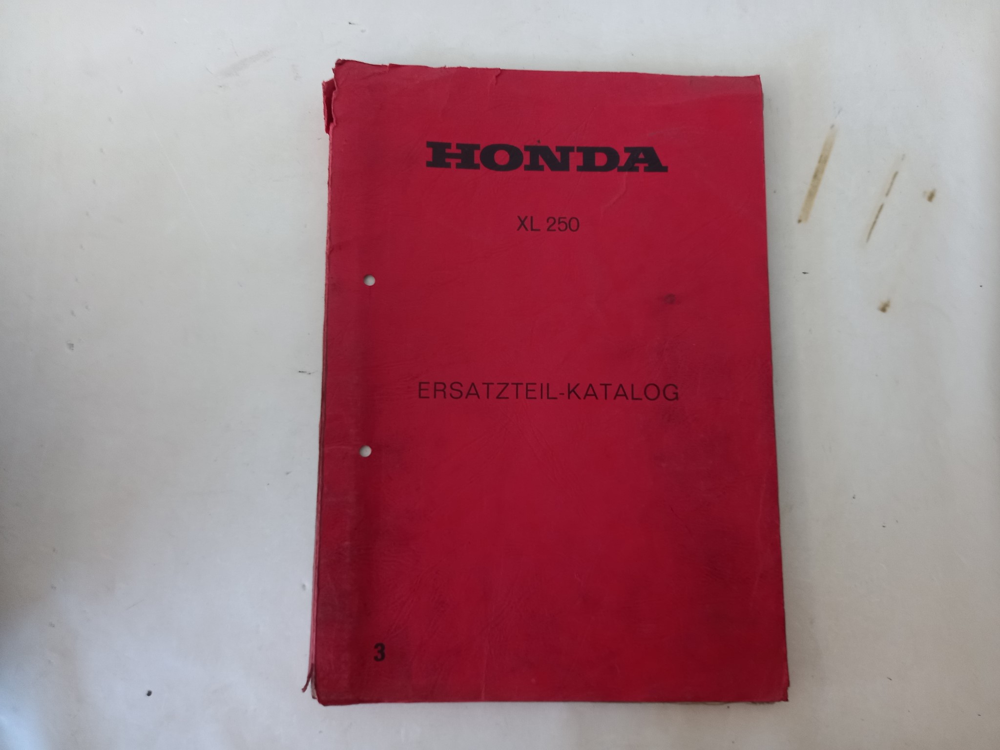 Picture of Honda  XL250  Ersatzteileliste  1432903EH