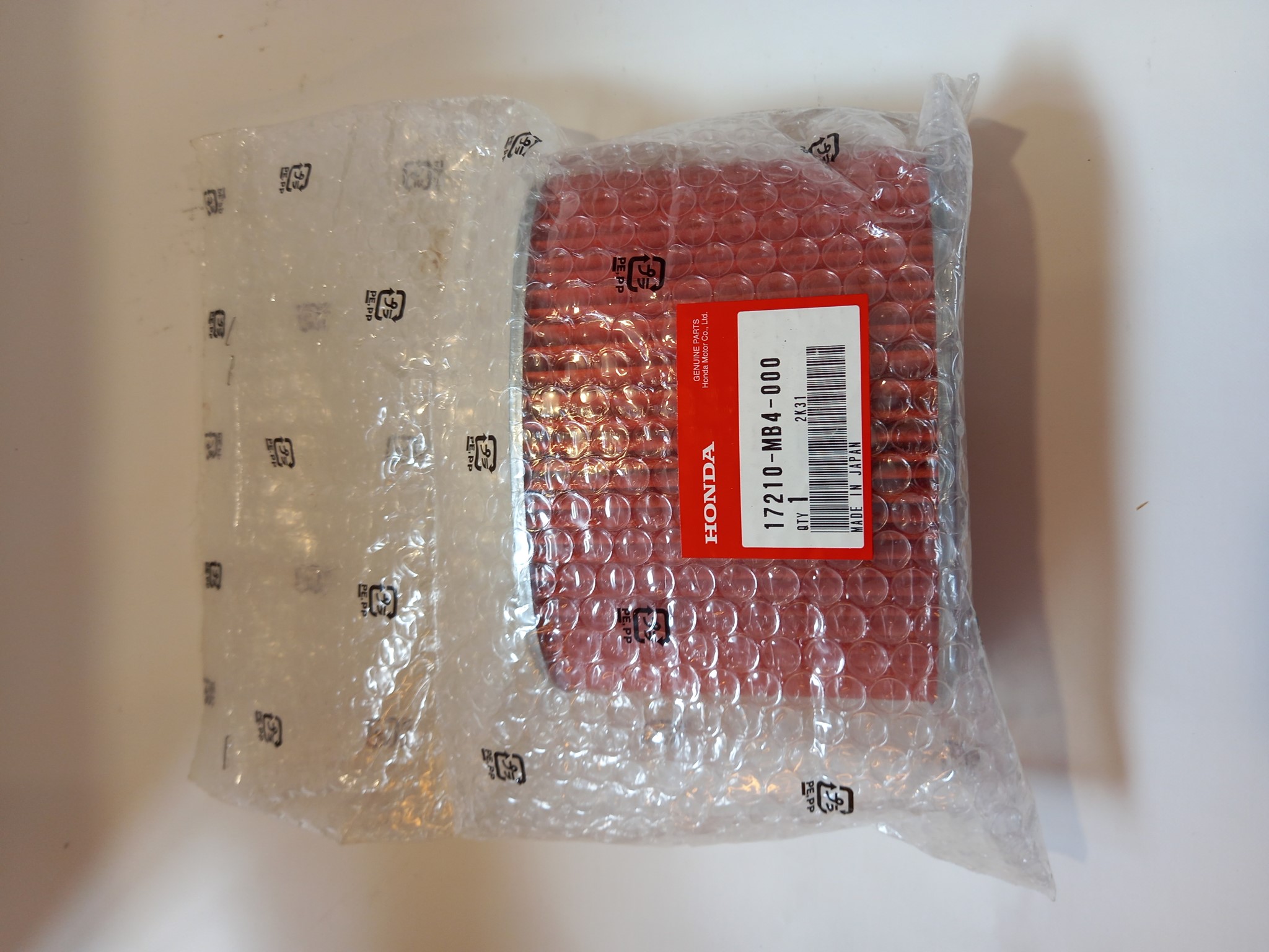 Bild von Honda  LUFTFILTERELEMENT  17210-MB4-000