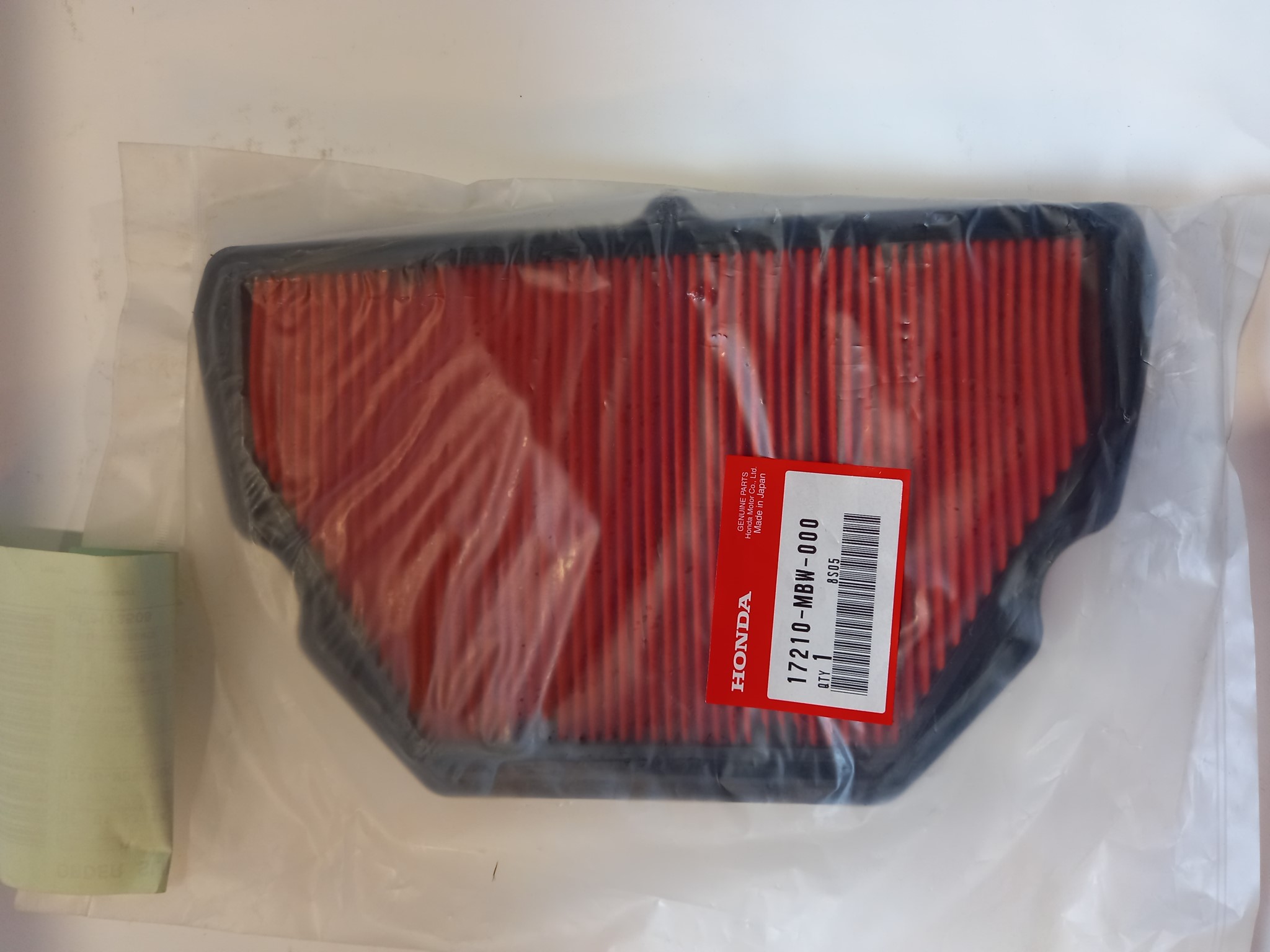 Picture of Honda  EINSATZ, LUFTFILTER  17210-MBW-000
