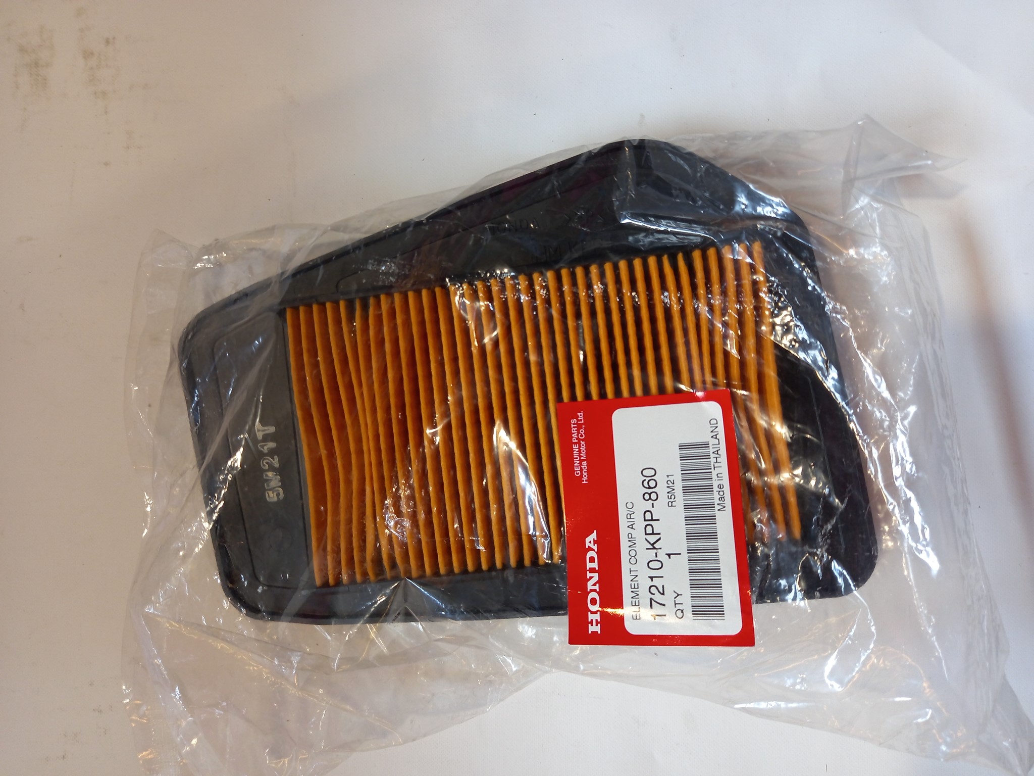 Bild von Honda  LUFTFILTERELEMENT  17210-KPP-860