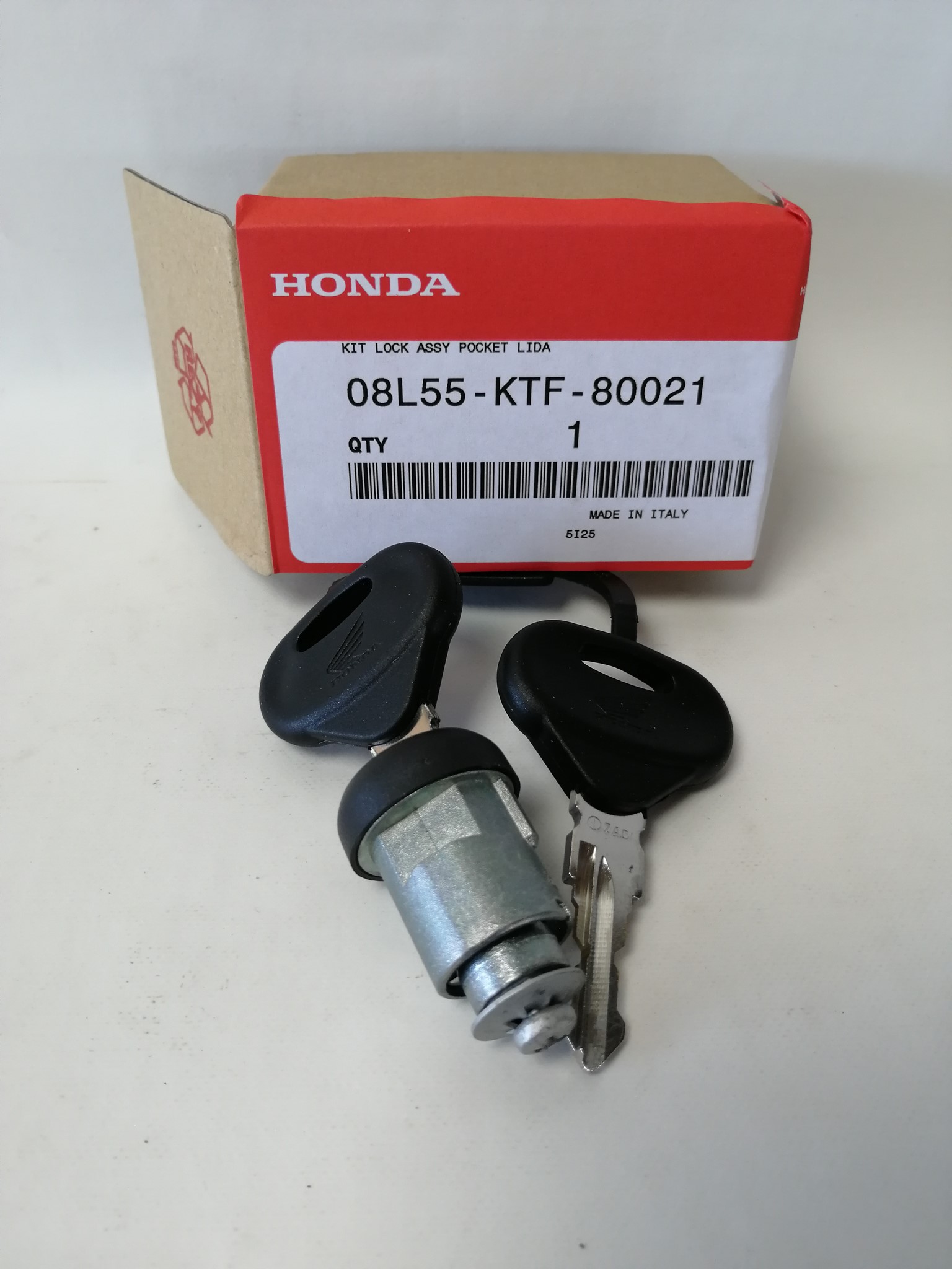 Bild von KIT LOCK ASSY POCKET LID  SH125  08L55-KTF-80021